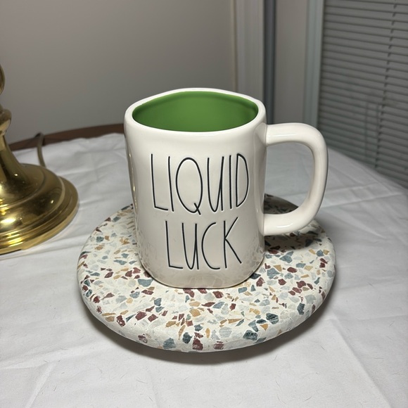 Rae Dunn Liquid Luck coffee/tea mug - Picture 1 of 3